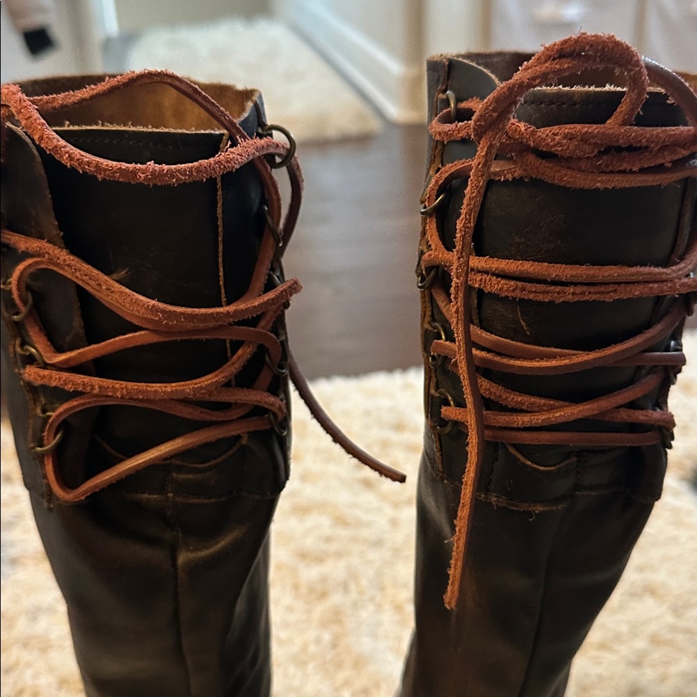FREEBIRD CYN dark brown leather boots 9 - Picture 11 of 11